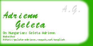 adrienn geleta business card